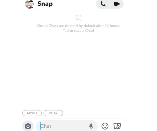 Create a snapchat group