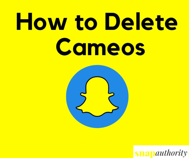 hw to delete or change snapchat cameo