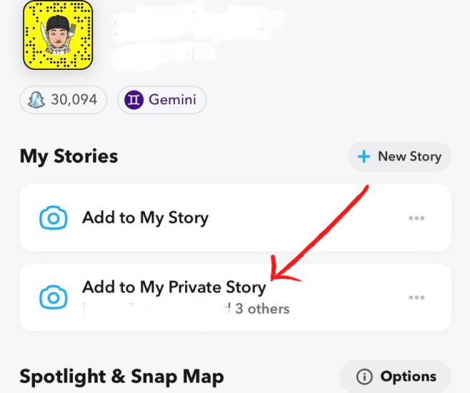 Create a Private Story on Snapchat