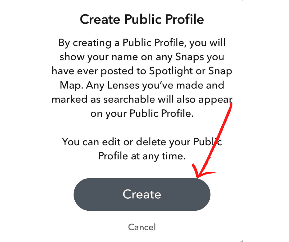 Create a Public Profile on Snapchat