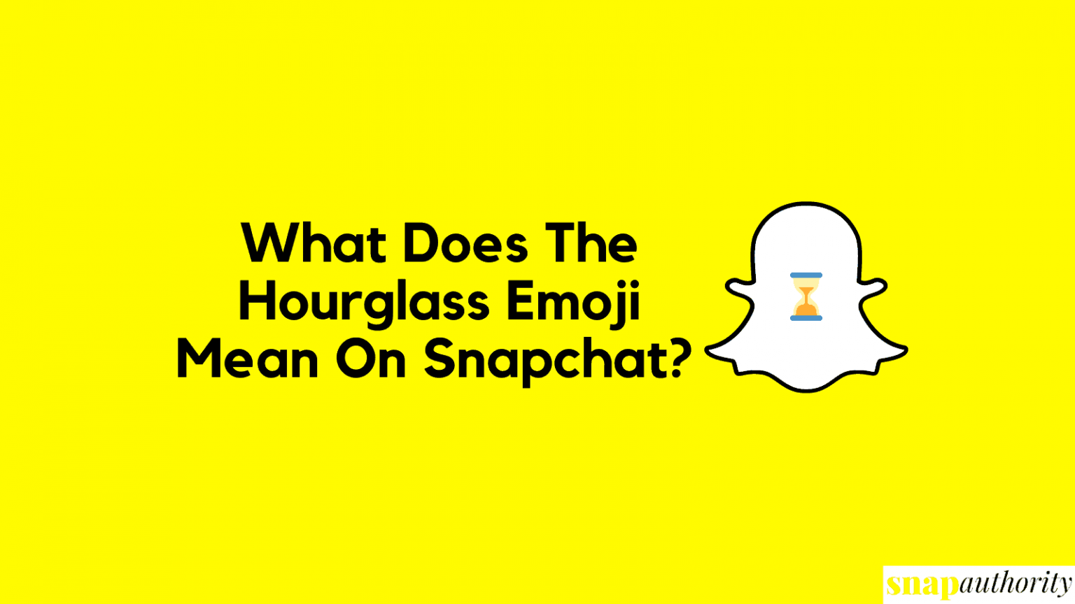 What Does The Hourglass Emoji Mean