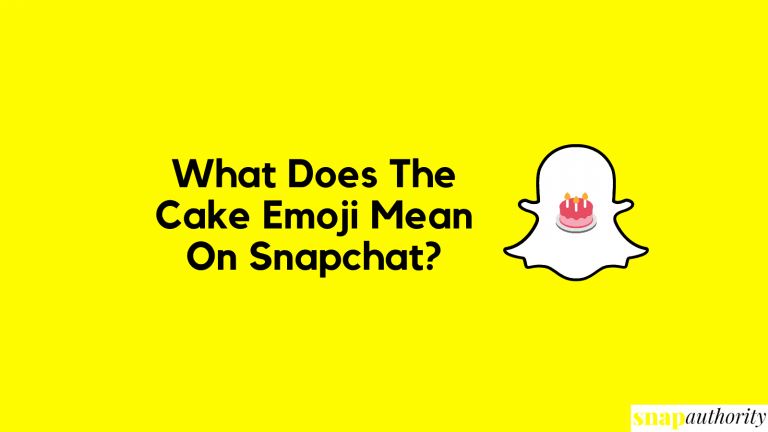 What Does The Cake Emoji Mean On Snapchat?