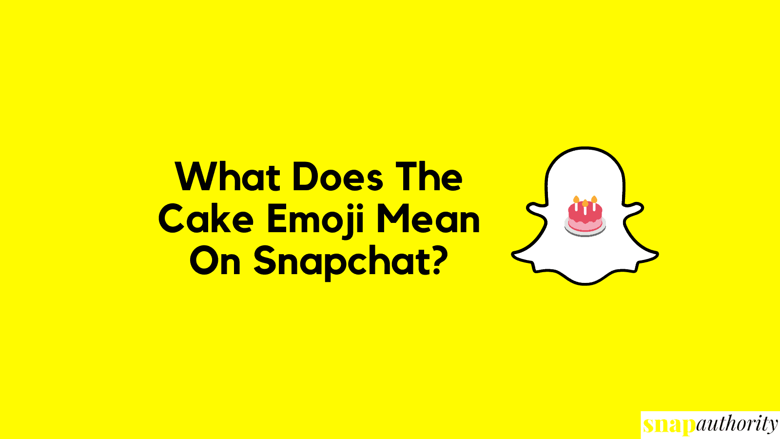cake emoji mean on snapchat