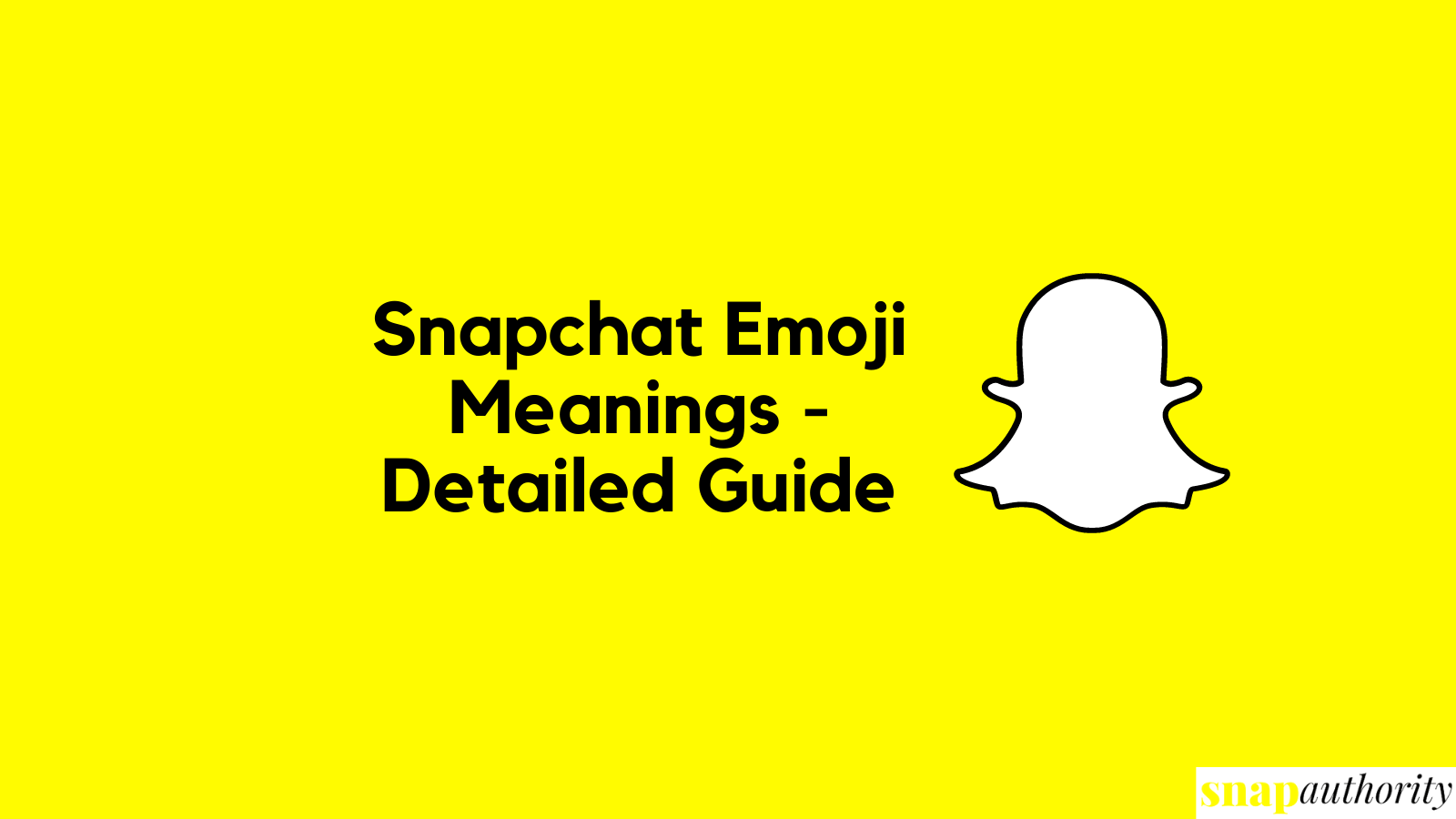 snapchat emojis explained
