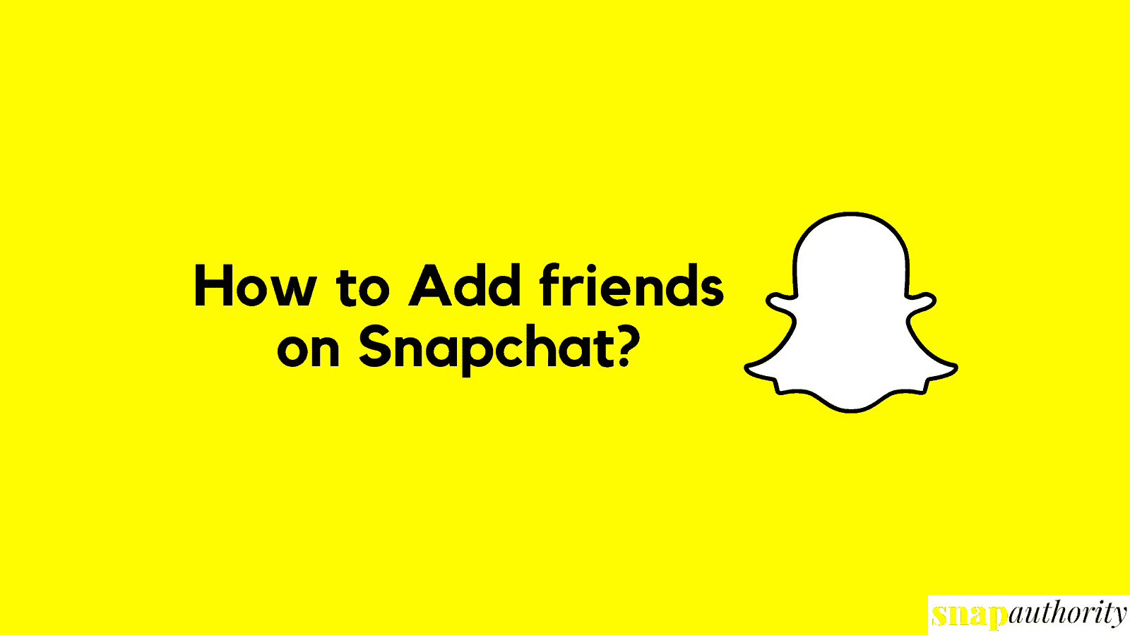 how to add friends on snapchat