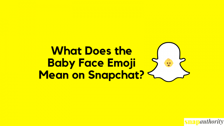 What Does the Baby Face Emoji Mean on Snapchat?