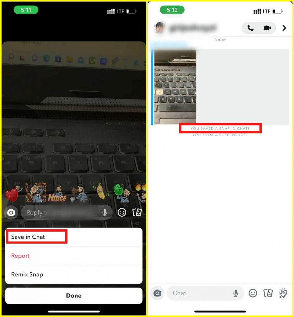 Save Snapchat Video from Someone else