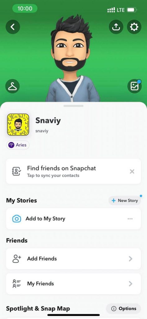 Snapchat new display name