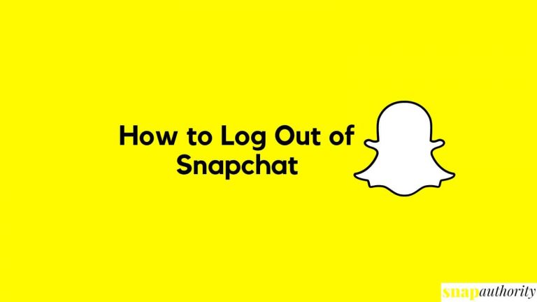 How to Log Out of Snapchat